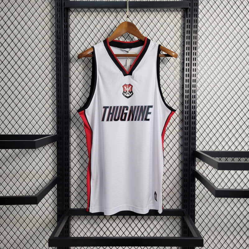 Regata NBA Flamengo Adidas 2023/2024 -  BRANCA