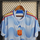 Camisa II Espanha Adidas - Copa do Mundo 2022 - AZUL & BRANCA