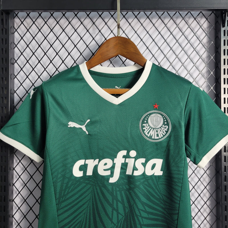 Kit Infantil Palmeiras Puma 2023/2024 - VERDE & BRANCA