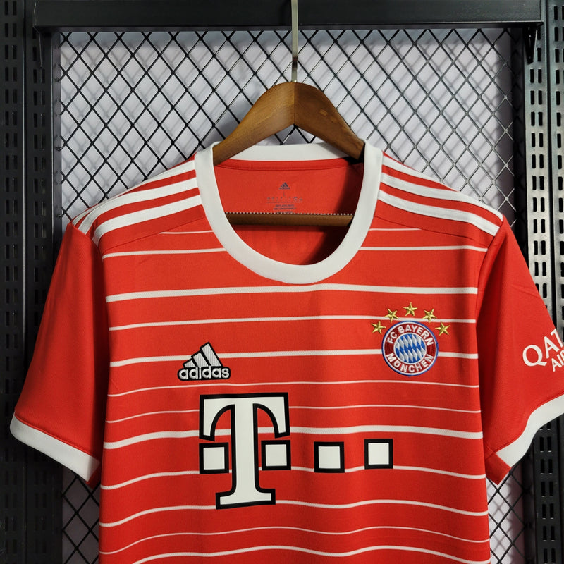 Camisa I Bayern de Munique Adidas 2023/2024 - VERMELHA