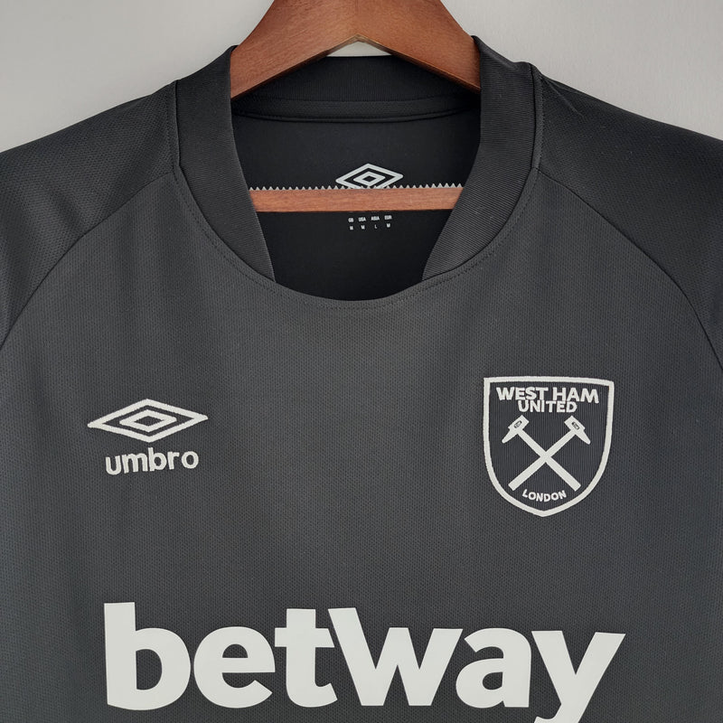 Camisa II do West Ham Umbro 2022/2023 - PRETA