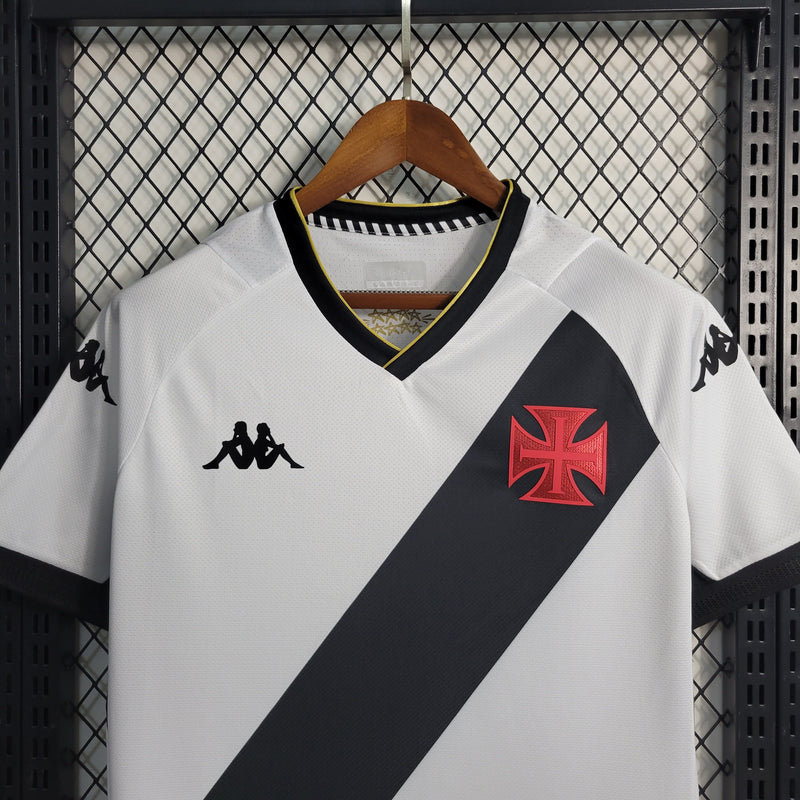 Camisa I do Vasco Kappa 2023 - BRANCA & PRETA
