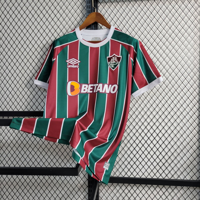 Camisa I Fluminense Umbro 2023/2024 - VERDE & VERMELHA