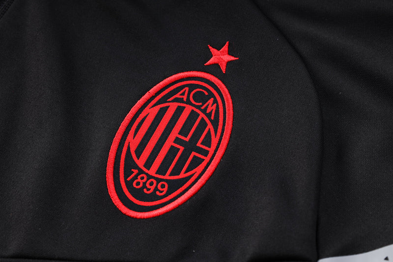 Conjunto AC Milan Puma 2023/2024 - PRETA & VERMELHA
