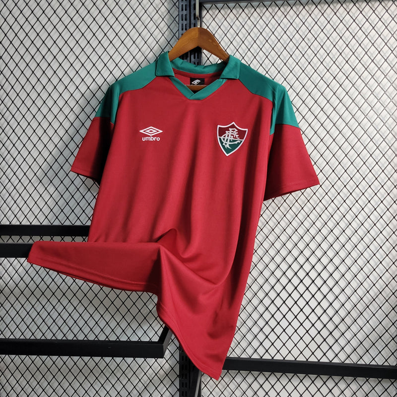 Camisa Treino III Fluminense Umbro 2023/2024 - VERMELHA & VERDE