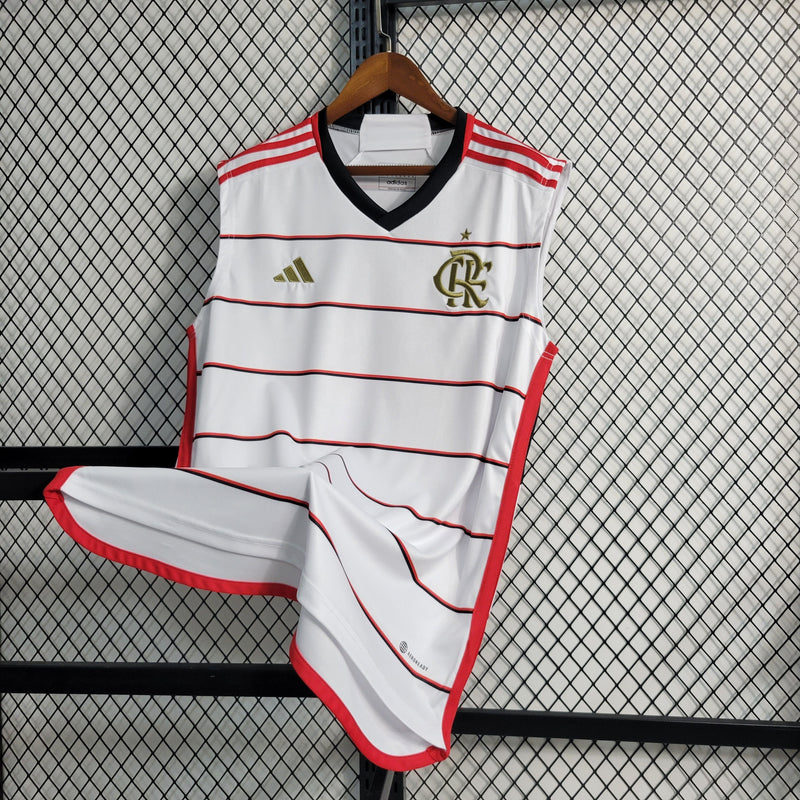 Regata Flamengo Adidas 2023/2024 - BRANCA & VERMELHA