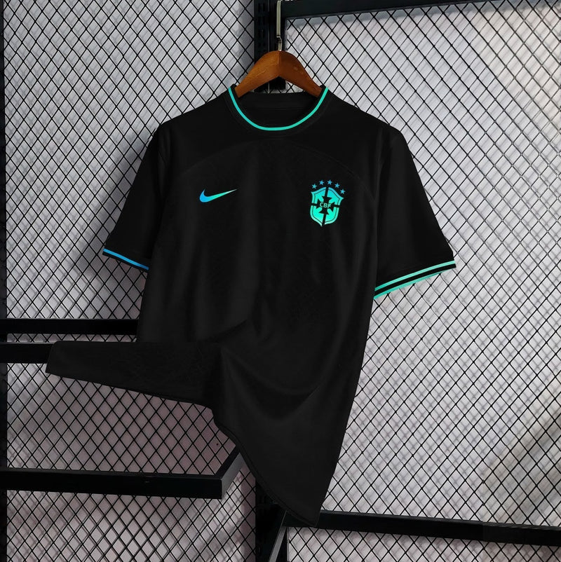 Camisa Concept Preta II Seleção Brasileira Nike - Copa do Mundo 2022 - PRETA