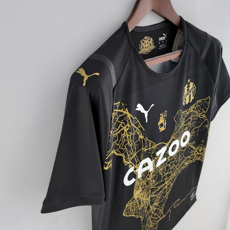 Camisa Comemorativa do Olympique de Marseille Puma 2022/2023 - PRETA