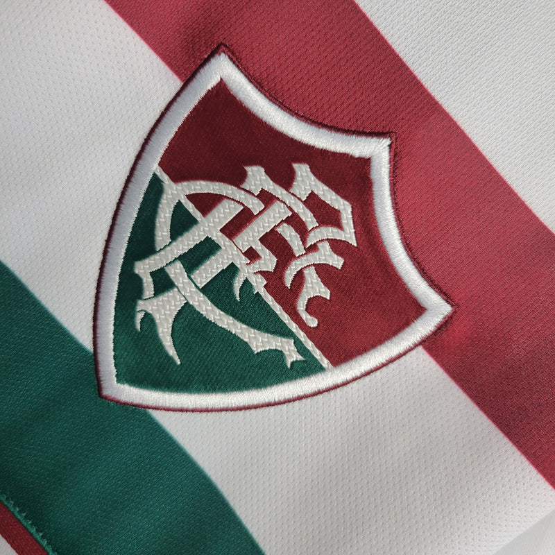 Camisa II do Fluminense Umbro 2023 - BRANCA & VERDE & VERMELHA