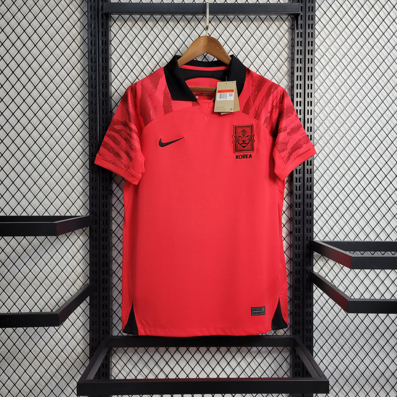 Camisa I Seleção da Coréia - Copa do Mundo 2022 - VERMELHA