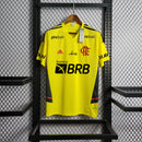 Camisa Flamengo Todos Patrocínios 2023 - AMARELA