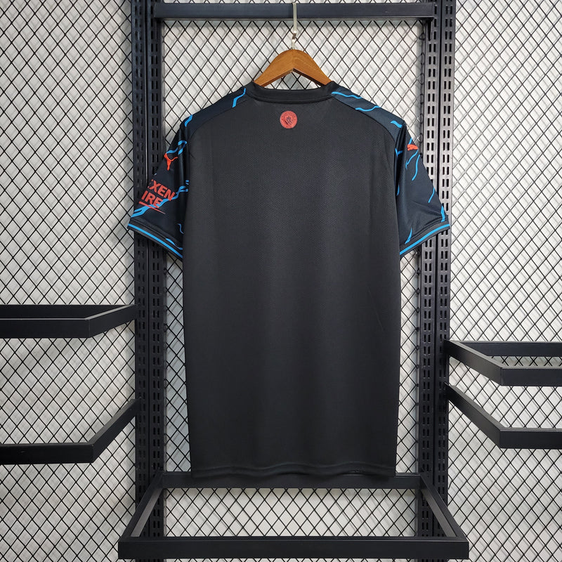 Camisa Treino I Manchester City Puma 2023/2024 - PRETA & AZUL