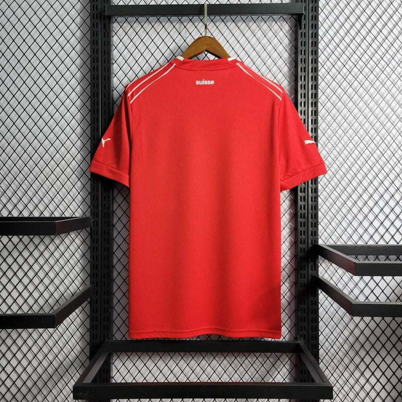 Camisa Seleção da Suíça Puma - Copa do Mundo 2022 - VERMELHA