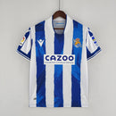 Camisa I da Real Sociedad Macron 2022/2023 - AZUL & BRANCA