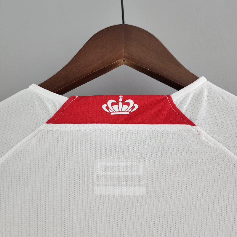 Camisa I do Mônaco Kappa 2022/2023 - BRANCO & VERMELHO