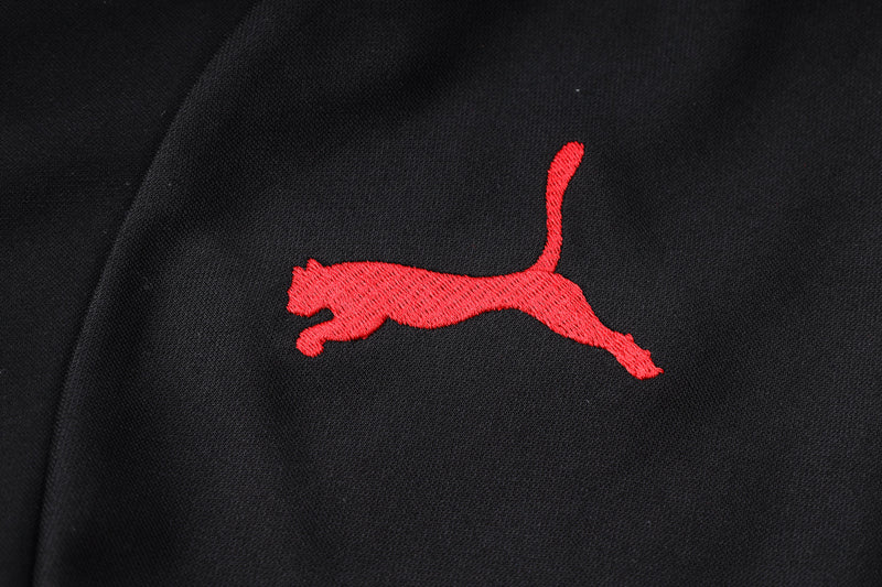 Conjunto AC Milan Puma 2023/2024 - PRETA & VERMELHA