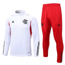 Conjunto Flamengo Adidas 2023/2024 - BRANCA & VERMELHA