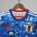 Camisa Edição Animes Seleção do Japão Adidas - Copa do Mundo 2022 - AZUL