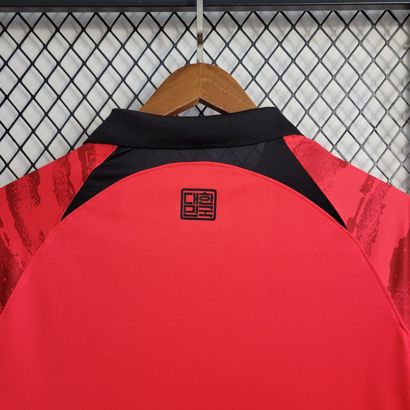 Camisa I Seleção da Coréia - Copa do Mundo 2022 - VERMELHA