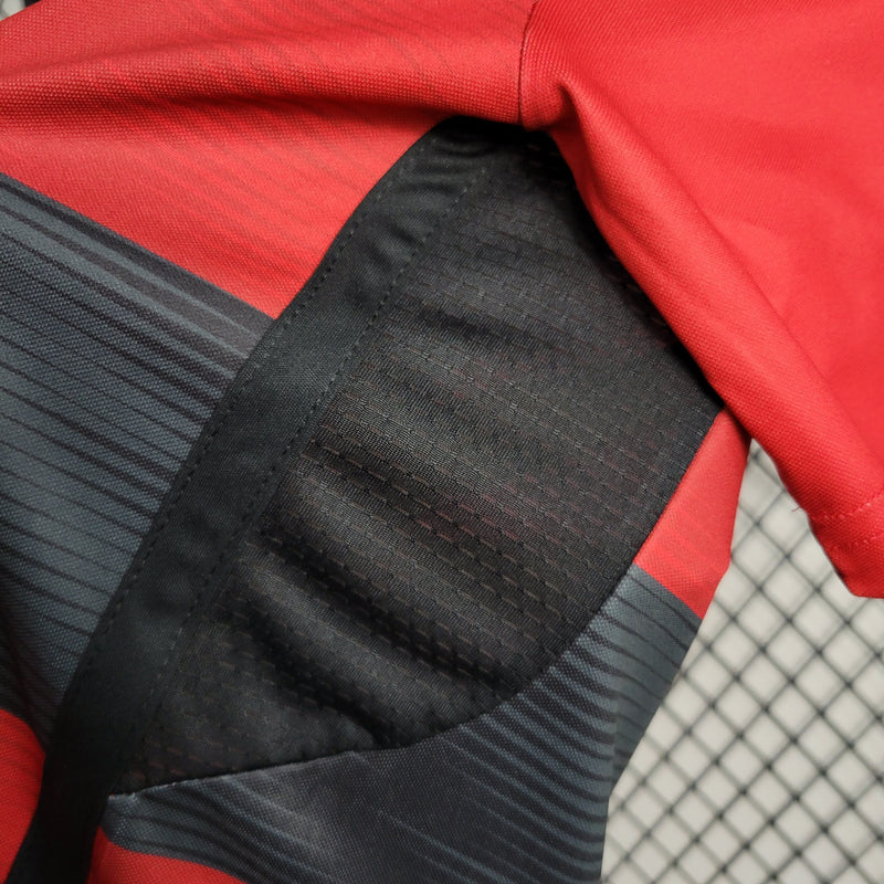 Camisa I do Flamengo Adidas 2023/2024 - VERMELHO & PRETO