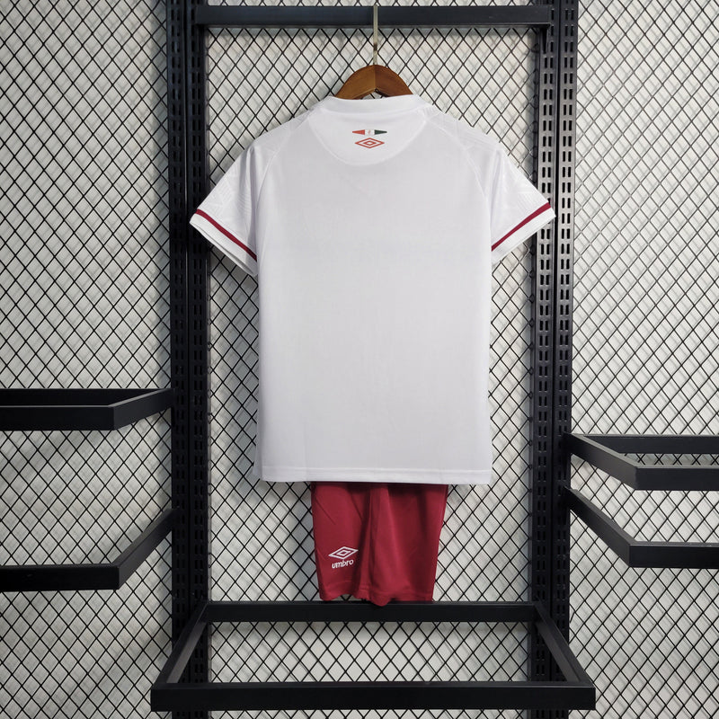 Kit Infantil Fluminense Umbro 2023/2024 - BRANCO